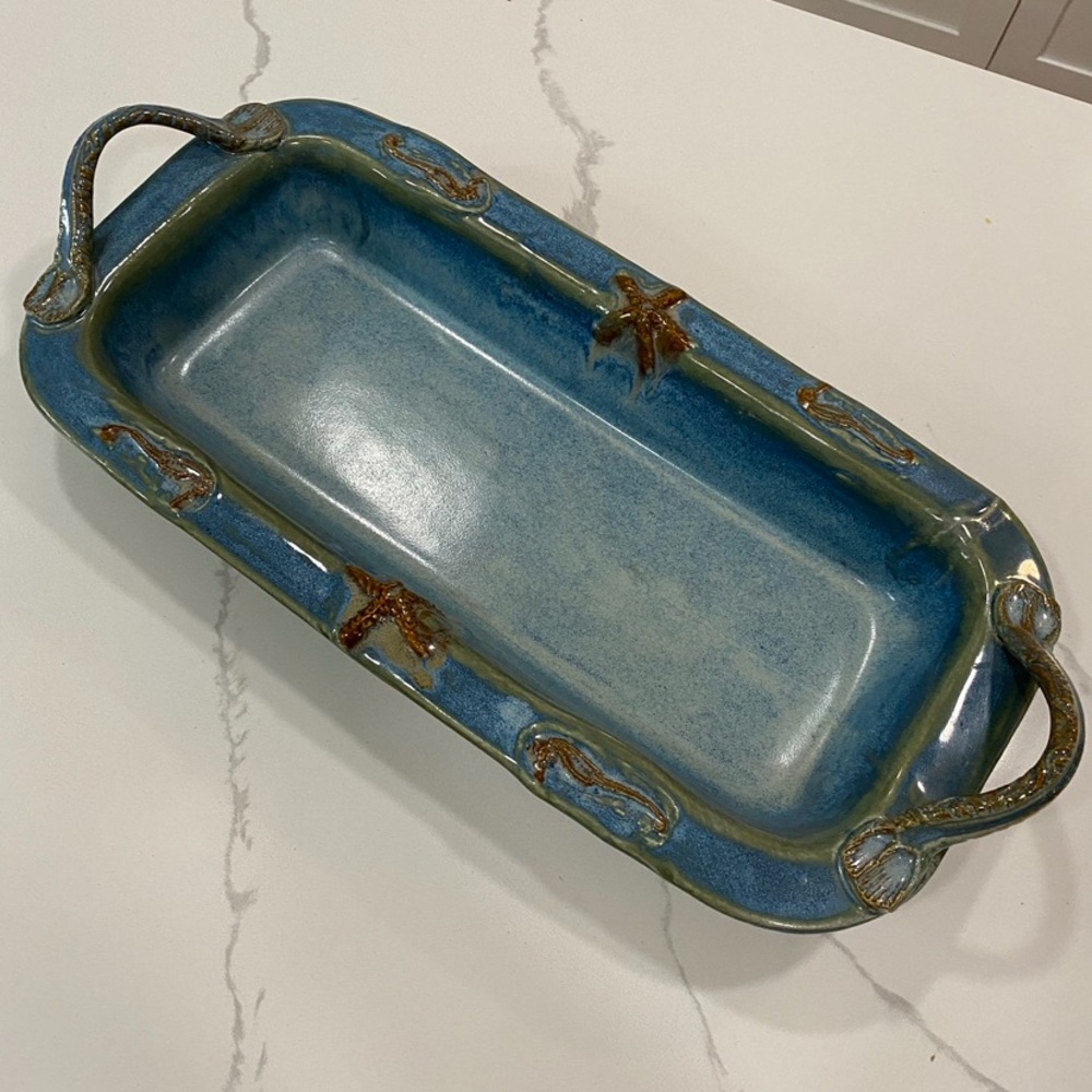 Studio Pottery Baking Dish marked